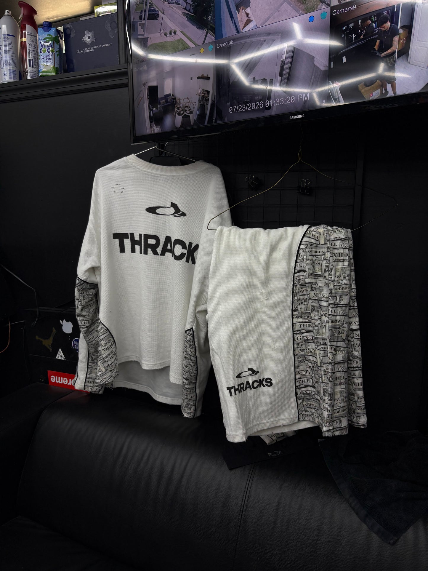 Thracks long sleeve and long shorts set